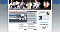 Desktop Screenshot of karate.scandnet.com