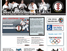 Tablet Screenshot of karate.scandnet.com